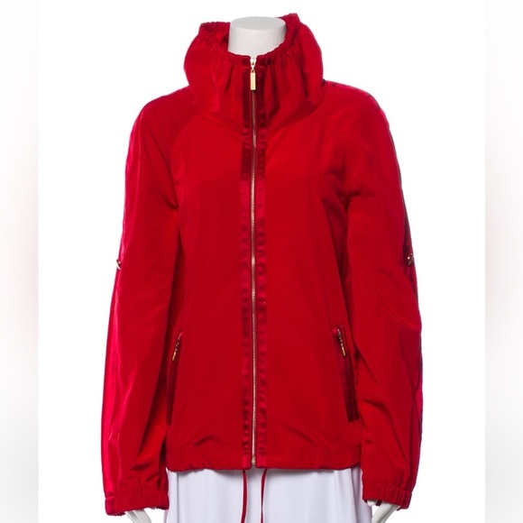 St. John Jackets & Blazers - St. John Red Polyester Jacket